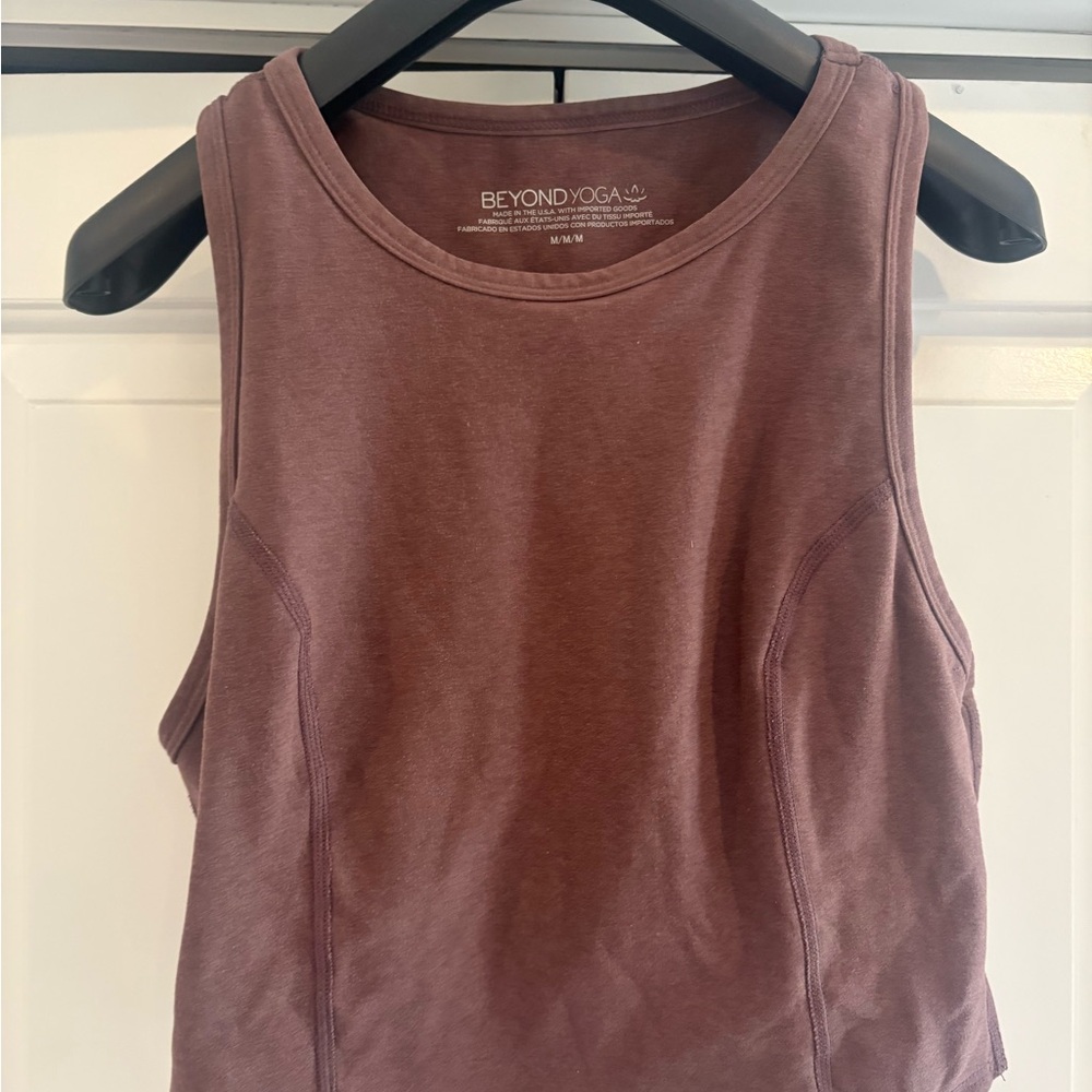 Beyond Yoga Women's Brown Tank Top